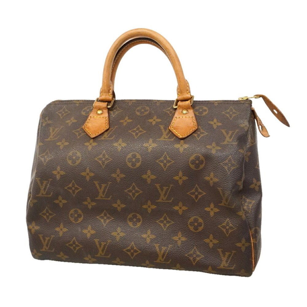 Louis Vuitton Monogram Speedy 30 Handbag M41108 Brown Women's P3452520